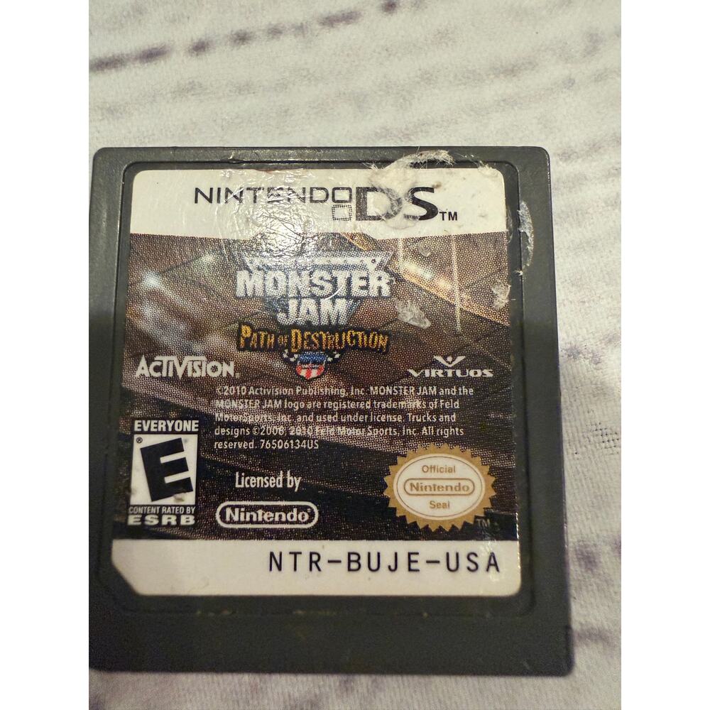 Monster Jam: Path of Destruction for Nintendo DS Game Only